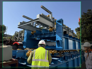 Heavy-Duty Industrial Roller Conveyor Gantry